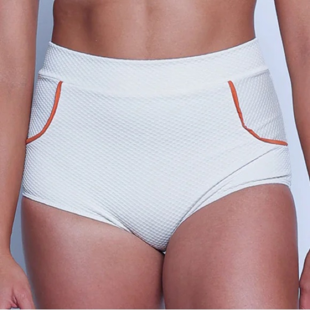 ▪️Free People x Seea Georgia High Waist Bikini Bottom - Pebble